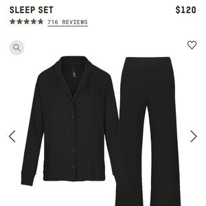 Skims sleep set size XL black
